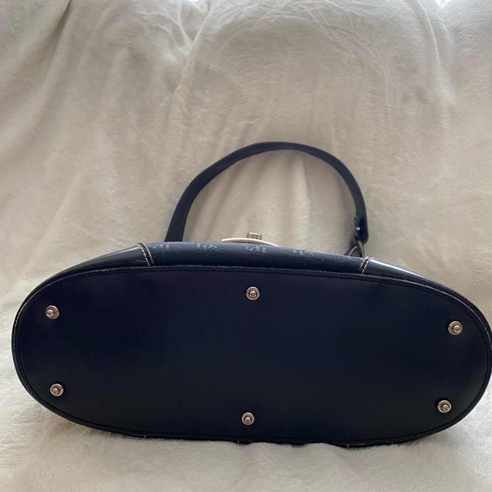 Dooney & Bourke Black Logo Hobo Bag - Picture 4 of 4